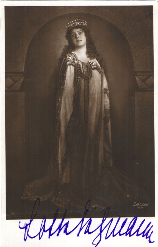 LEHMANN — Postcard photo by Setzer of Vienna, signed, | Sophie Dupré Autographs