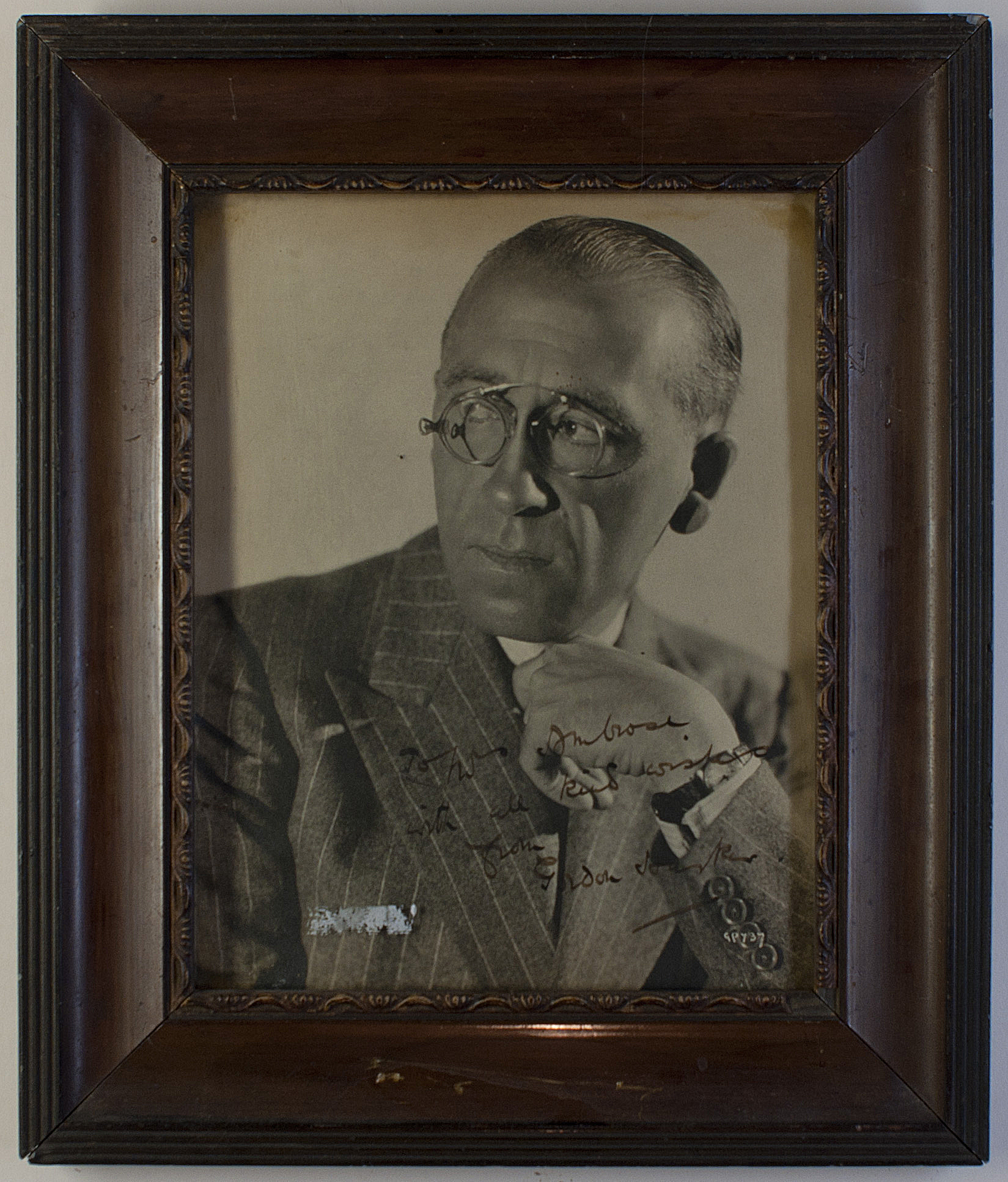 HARKER — Portrait photo, signed and inscribed to Mrs Ambrose, | Sophie Dupré Autographs