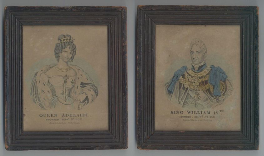 [WILLIAM IV — Pair of engraved portraits on their coronation, unsigned, | Sophie Dupré Autographs