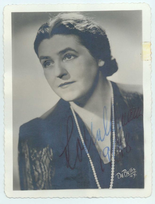 LEHMANN — Portrait photo, by De Bellis, New York, | Sophie Dupré Autographs
