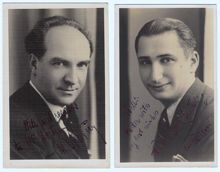 RAWICZ — Pair of postcard size photos, each signed and inscribed | Sophie Dupré Autographs