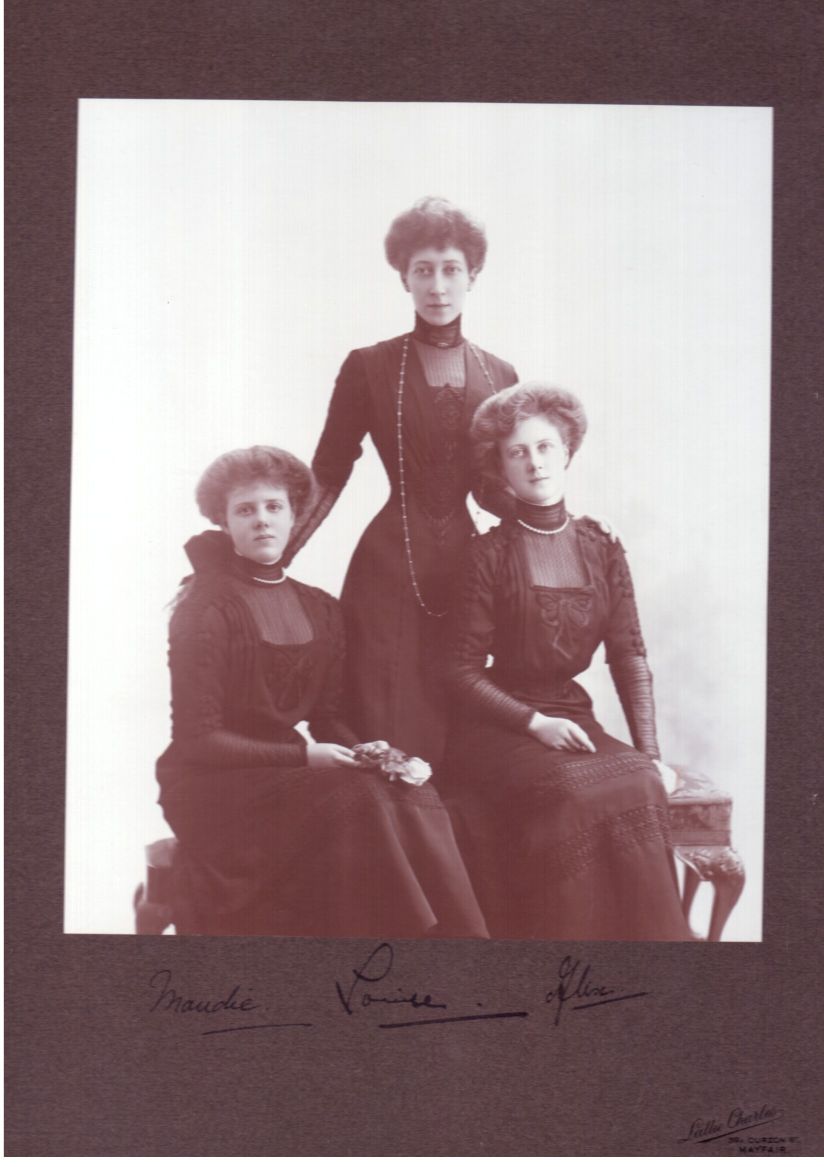 LOUISE VICTORIA — Photograph of the three by Lallie Charles, signed 'Louise', 'Maudie' and 'Alix', | Sophie Dupré Autographs