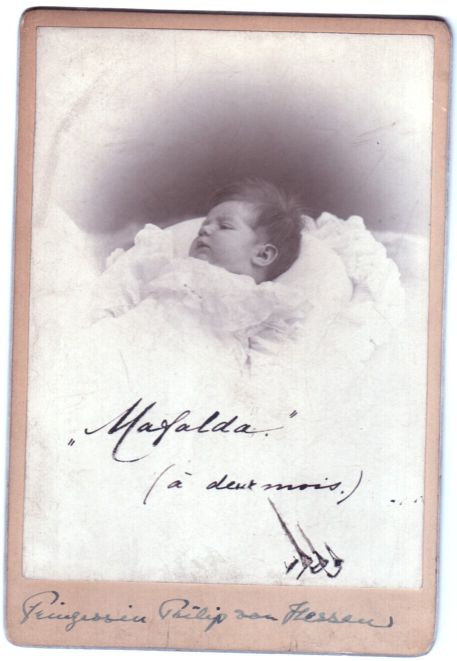 MAFALDA — Cabinet photograph by Fratelli Coppo of Naples, | Sophie Dupré Autographs