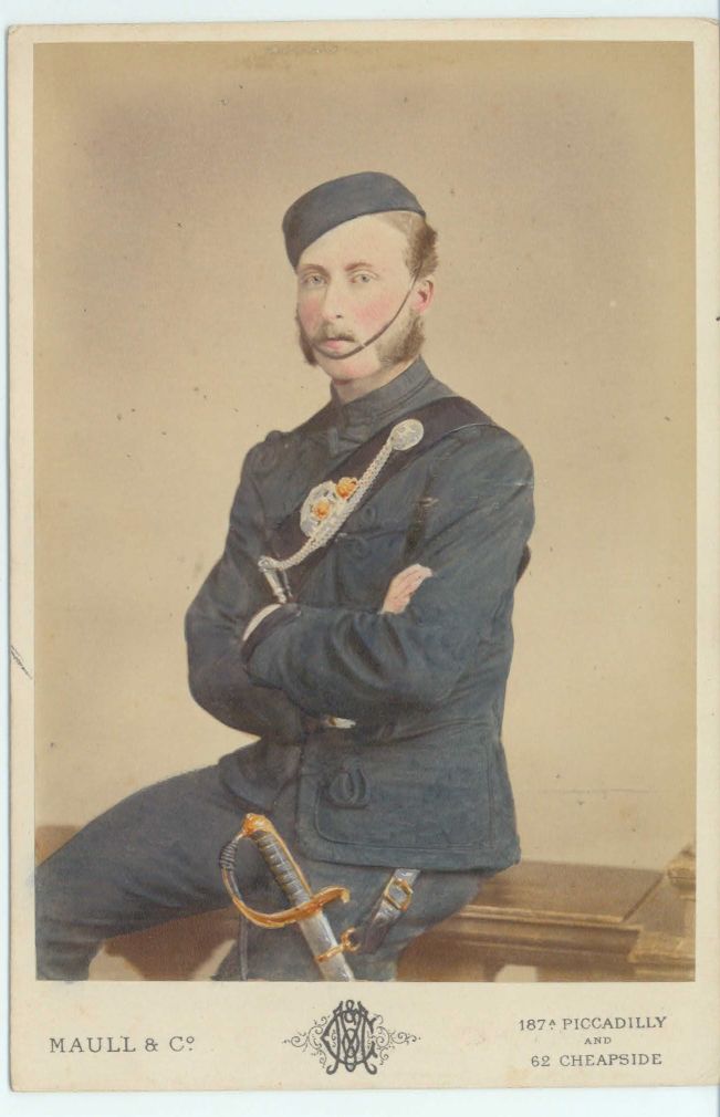 [ARTHUR — Fine hand tinted cabinet portrait photograph, by Maull & Co., London, unsigned, | Sophie Dupré Autographs