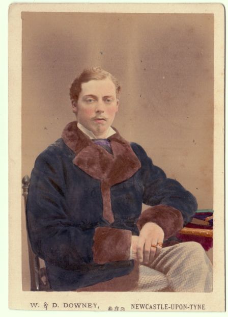 [LEOPOLD — Fine hand tinted cabinet portrait photograph, by W & D Downey, unsigned, | Sophie Dupré Autographs