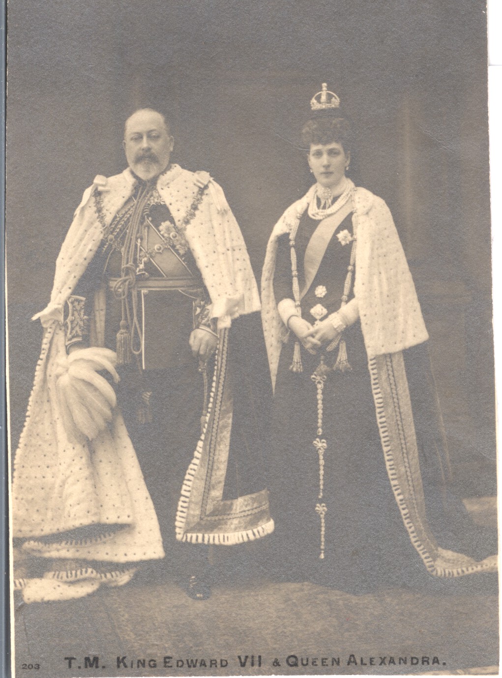 [EDWARD VII — Unsigned postcard photograph | Sophie Dupré Autographs