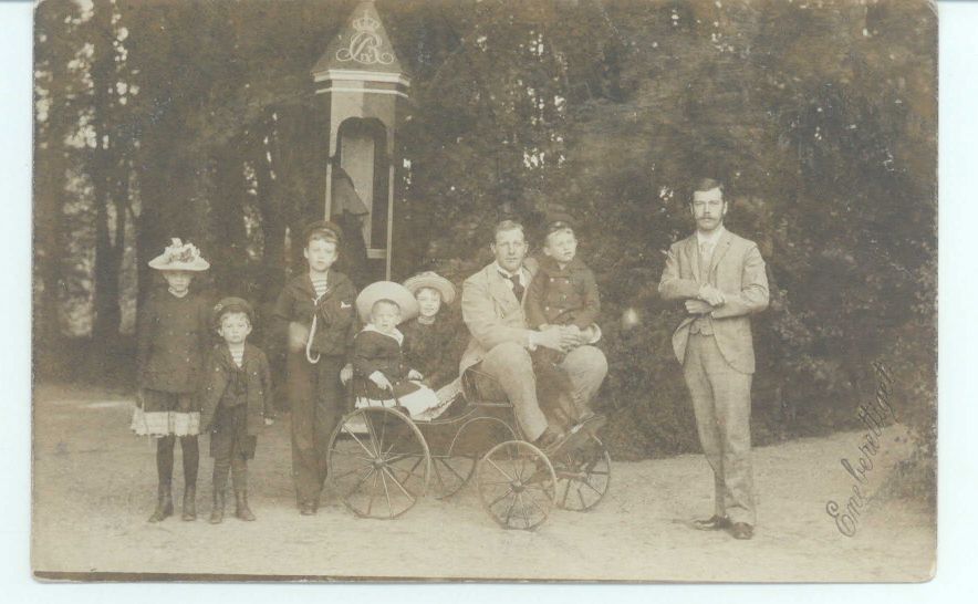 [NICHOLAS II — Charming and unusual original unsigned group postcard photograph ['copyright'] | Sophie Dupré Autographs