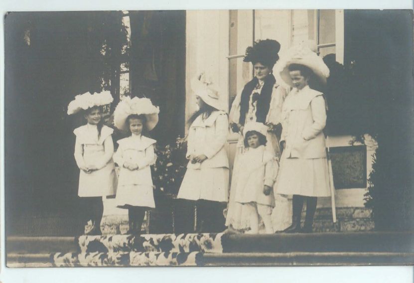 [ALEXANDRA — Fine original unsigned group postcard photo | Sophie Dupré Autographs