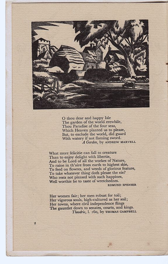 MARY — Finely printed booklet 'This England', signed and inscribed by her | Sophie Dupré Autographs