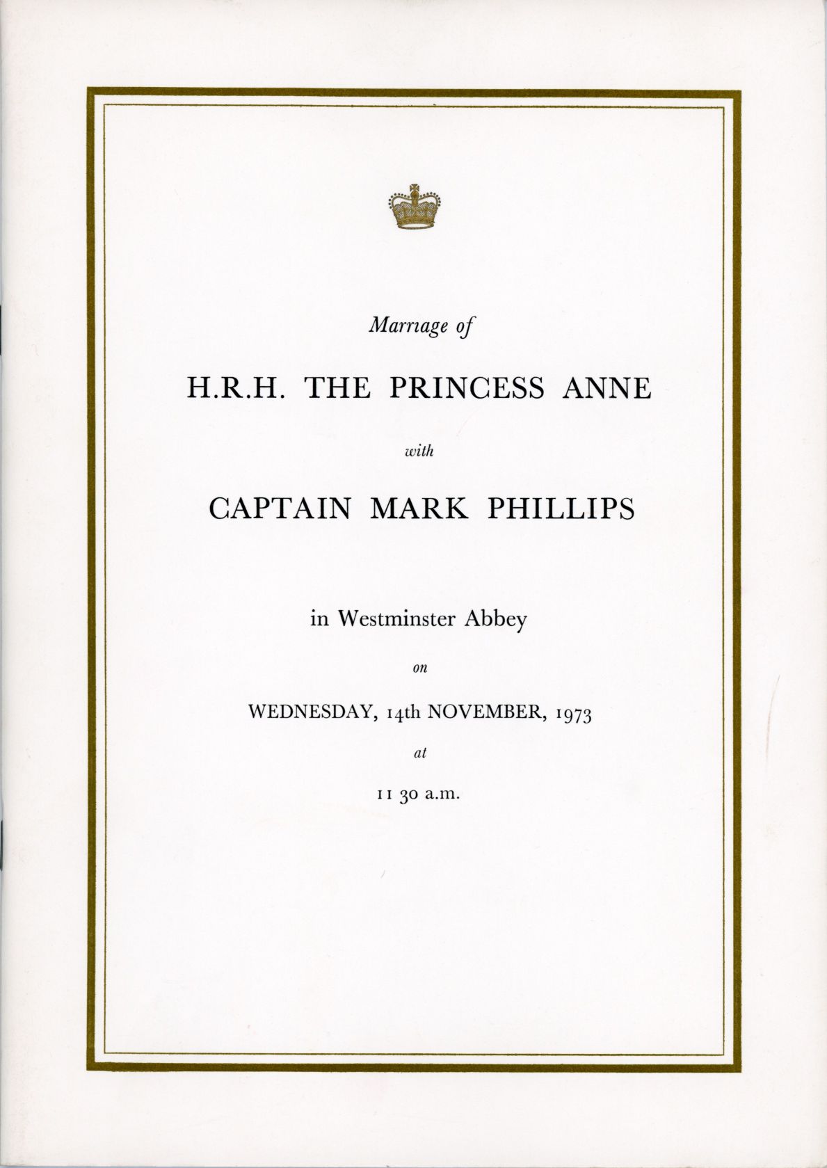 [ANNE — The Form of Solemnization of Matrimony, | Sophie Dupré Autographs