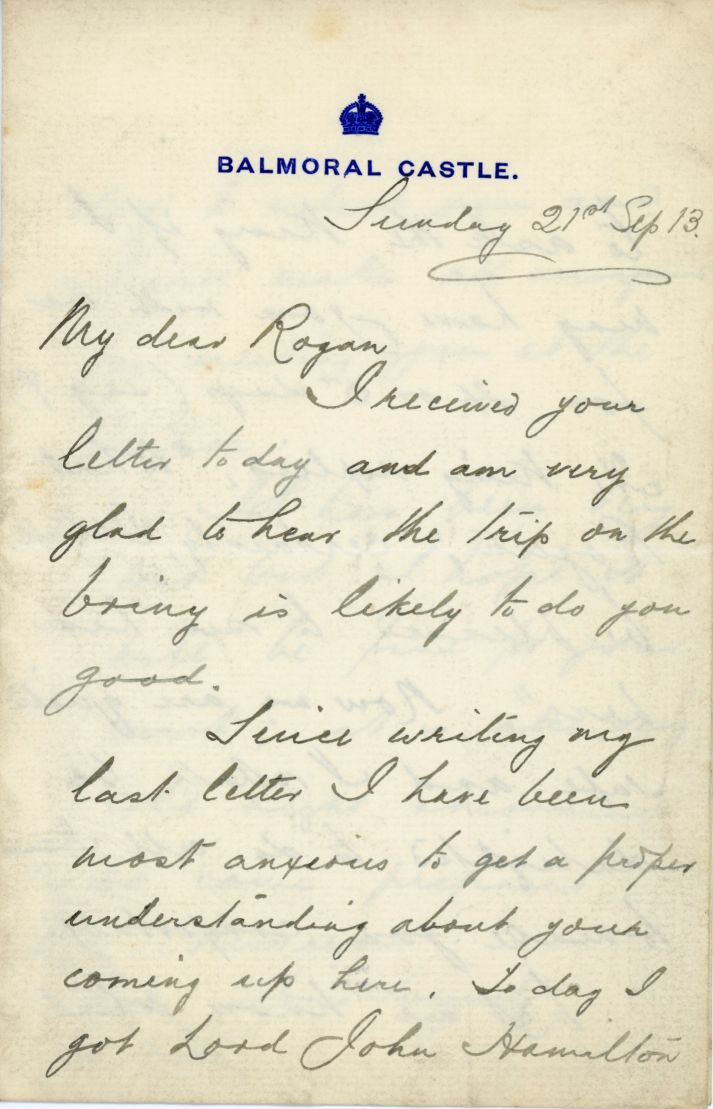 GOODING — Autograph Letter Signed to Major John Mackenzie Rogan (b. 1858), | Sophie Dupré Autographs