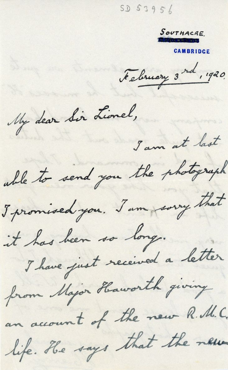 HENRY — Autograph Letter Signed to General Sir Lionel A.M. Stopford, (1860-1943, | Sophie Dupré Autographs