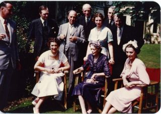 [FREDERIK — Charming pair of informal colour snapshots, unsigned, taken in the garden, | Sophie Dupré Autographs