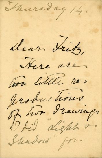 LOUISE CAROLINE — Autograph Letter Signed to 'Dear Fritz', | Sophie Dupré Autographs