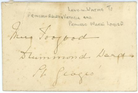 HELENA VICTORIA — Autograph Envelope unsigned, | Sophie Dupré Autographs