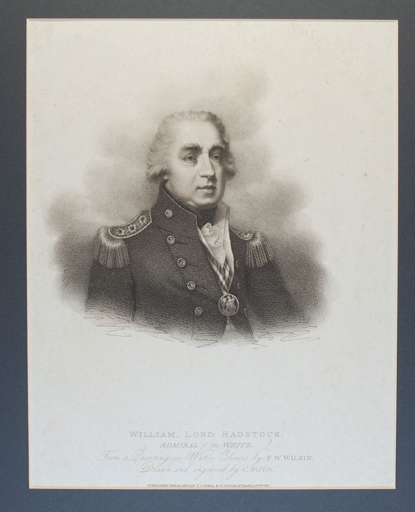 RADSTOCK — Fine Mezzotint Portrait, unsigned, by C. Wilkin | Sophie Dupré Autographs