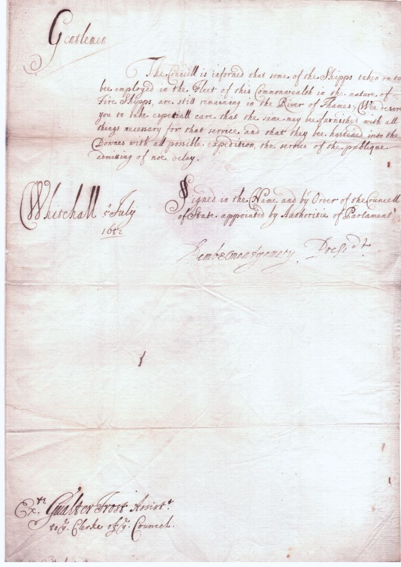 PEMBROKE & MONTGOMERY — Document Signed 'Pemb & Montgomery Pres[i]d[en]t' | Sophie Dupré Autographs