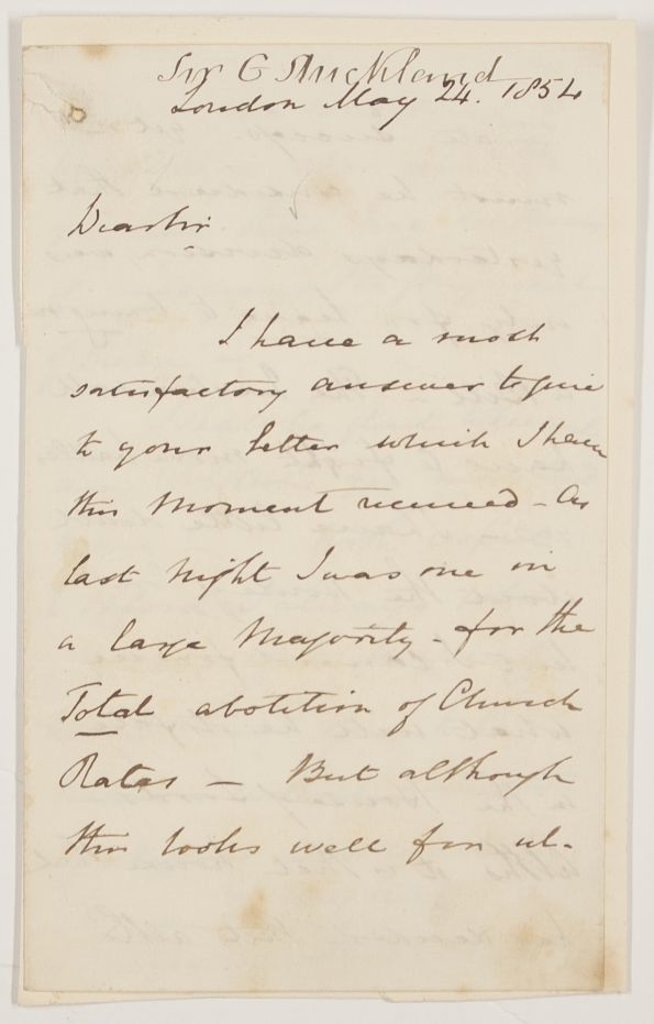 STRICKLAND — Autograph letter signed to 'Dear Sir', | Sophie Dupré Autographs