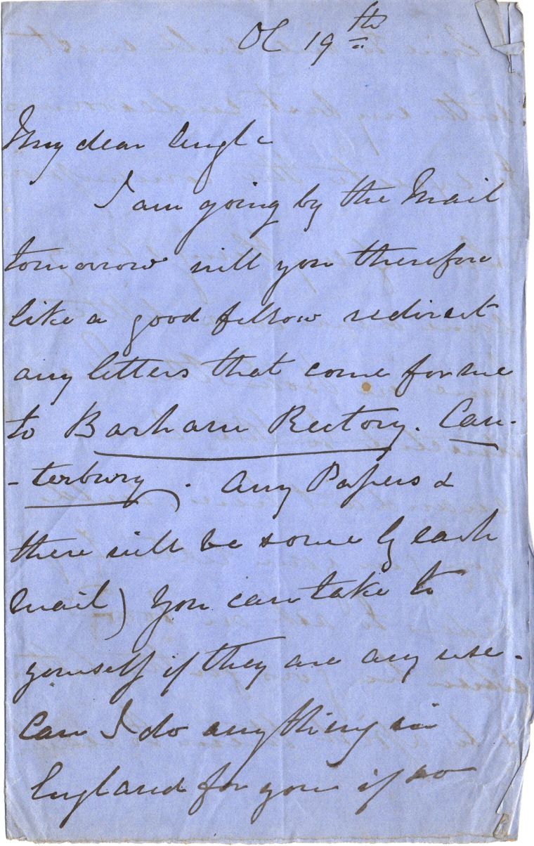 WEARE — Autograph letter signed to 'My dear Angle', | Sophie Dupré Autographs