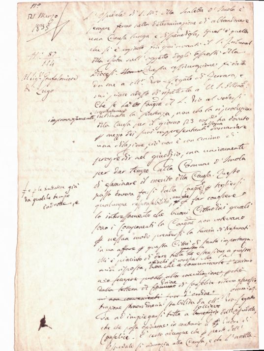 PIUS IX — Rare Autograph draft letter, unsigned, in Italian | Sophie Dupré Autographs