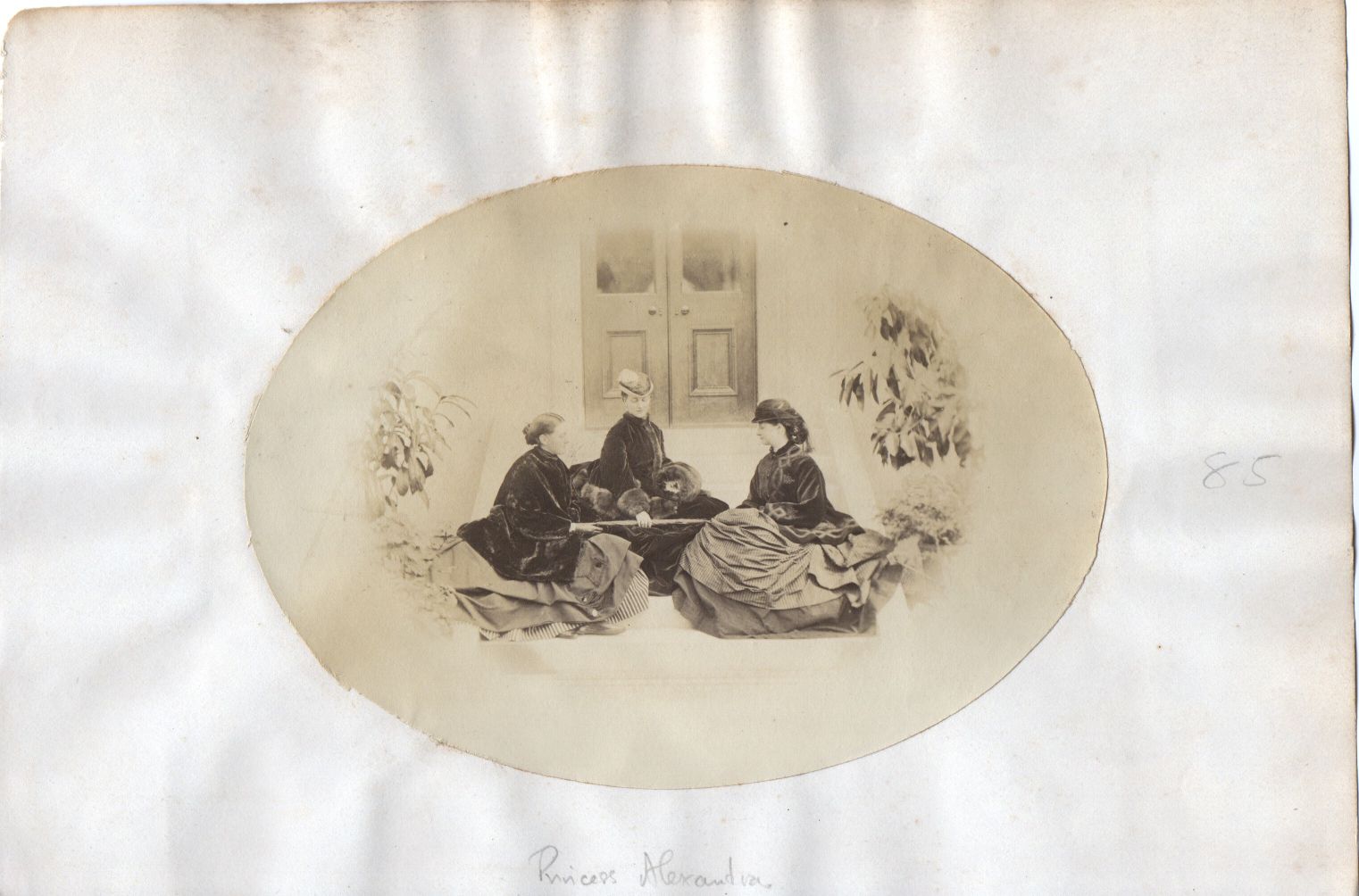[EDWARD VII — Early pair of original group photographs, | Sophie Dupré Autographs