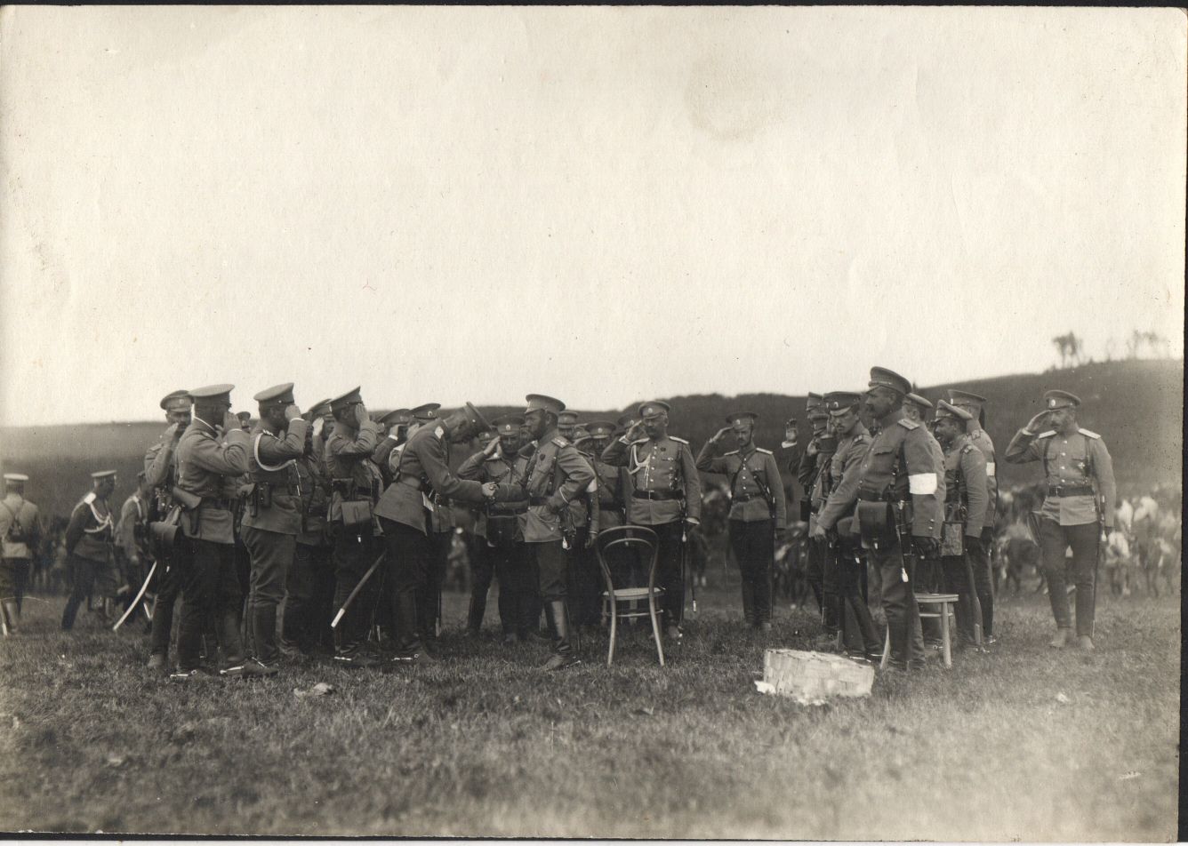 [NICHOLAS II — Interesting Group of 8 unsigned Photographs, taken on manoeuvres, | Sophie Dupré Autographs