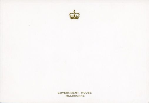 (Rear Admiral Sir Brian Stewart, 1921-1991, Governor of Victoria, 1982-1985, and his wife Janet, Lady MURRAY)] — Sophie Dupré Autographs