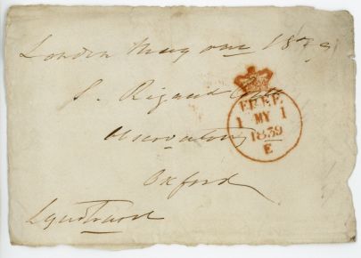LYNDHURST — Signature franking an envelope front | Sophie Dupré Autographs