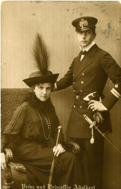 [ADALBERT — Unsigned Portrait Postcard Photograph by F. Urbahns of Kiel, | Sophie Dupré Autographs