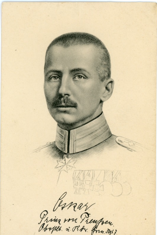 [OSKAR — Unsigned Pencil Portrait Postcard, | Sophie Dupré Autographs
