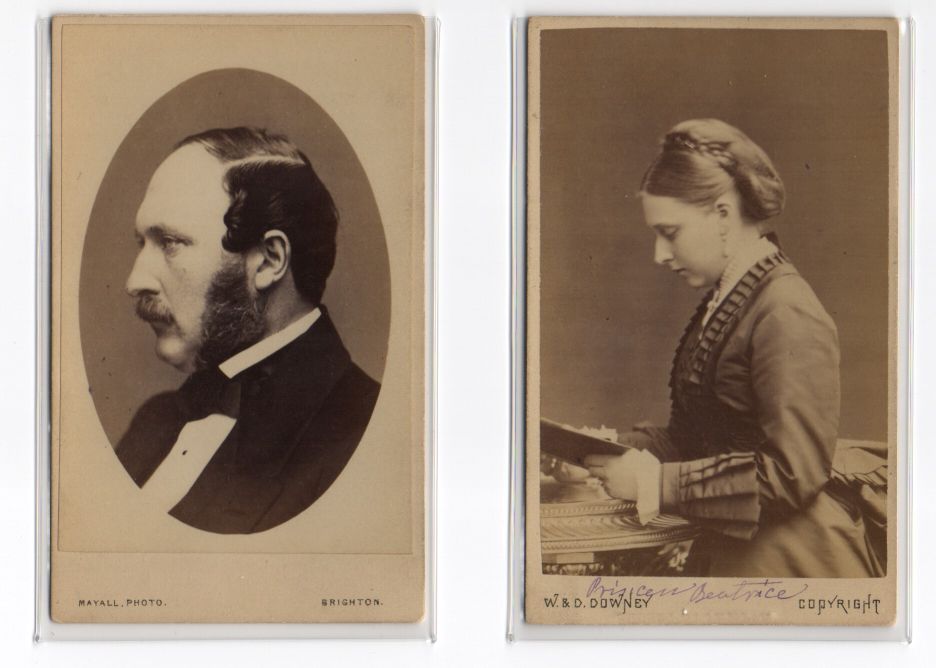 [VICTORIA — Group of 5 unsigned Carte-de-visite Portrait Photographs, | Sophie Dupré Autographs