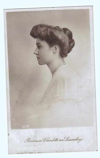 [CHARLOTTE — Fine unsigned Portrait Postcard Photograph, by H.C. Kosel of Vienna, | Sophie Dupré Autographs