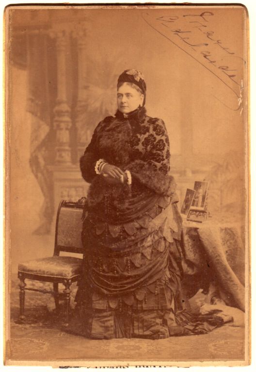 MARY ADELAIDE — Fine Cabinet Portrait Photograph, Signed in the light upper background | Sophie Dupré Autographs
