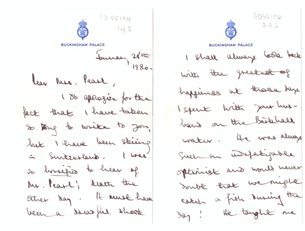 CHARLES III — Autograph Letter Signed to Mrs. James Pearl at Birkhall, | Sophie Dupré Autographs