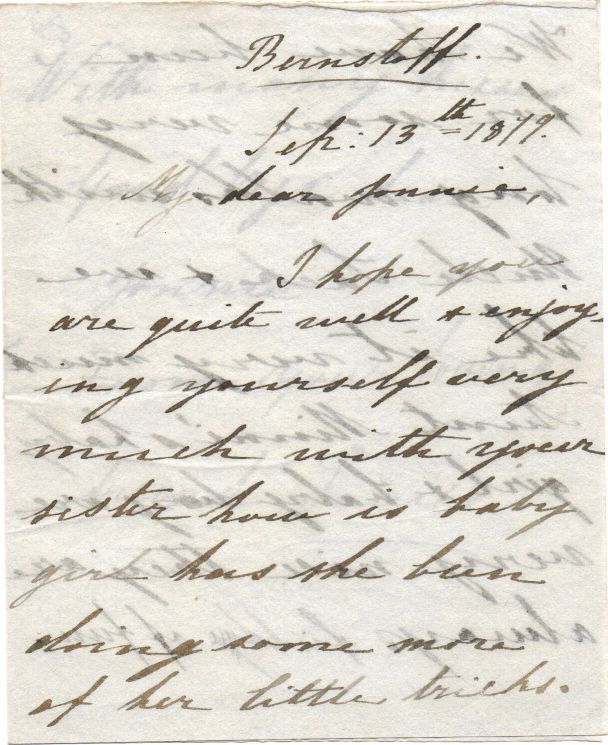 LOUISE VICTORIA — Early Autograph Letter Signed to 'My dear Jonnie', | Sophie Dupré Autographs