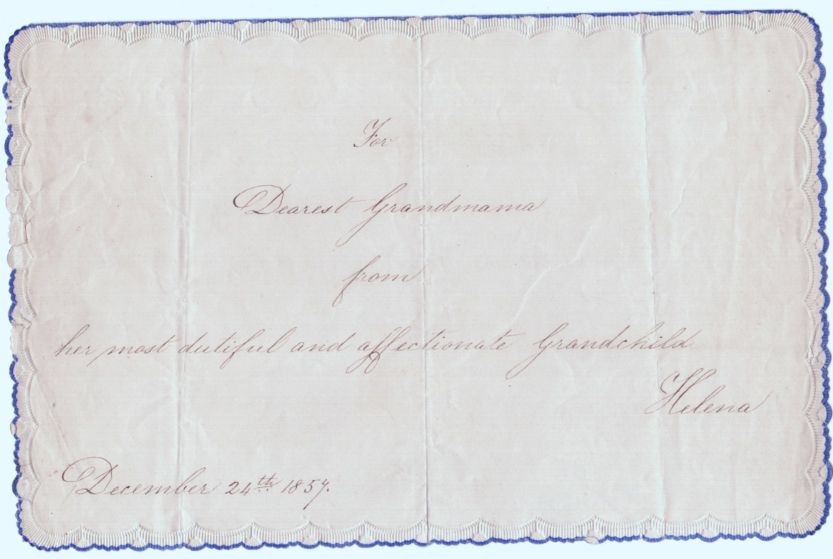 HELENA — Attractive Inscription Signed for Dearest Grandmama, | Sophie Dupré Autographs