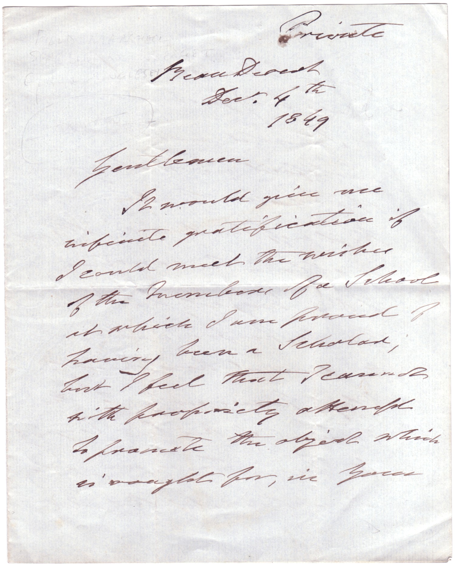 ANGLESEY — Autograph Letter Signed to 'Messrs Waterfield and Balfour', | Sophie Dupré Autographs