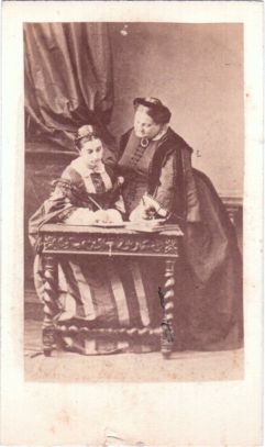[MARIA CRISTINA — Rare Unsigned Carte-de-visite Portrait Photograph, | Sophie Dupré Autographs
