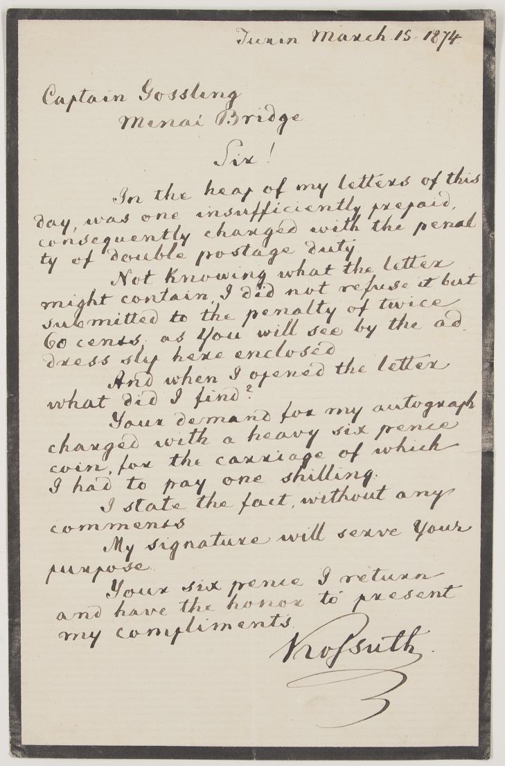 HENRY — Typed Letter Signed 'Henry' and Subscribed to Lady Hamond-Graeme, | Sophie Dupré Autographs