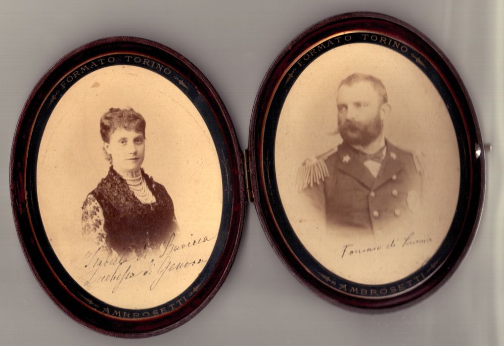 TOMMASO — Pair of Signed Portrait Photographs, by Giovanni Ambrosetti of Turin, | Sophie Dupré Autographs