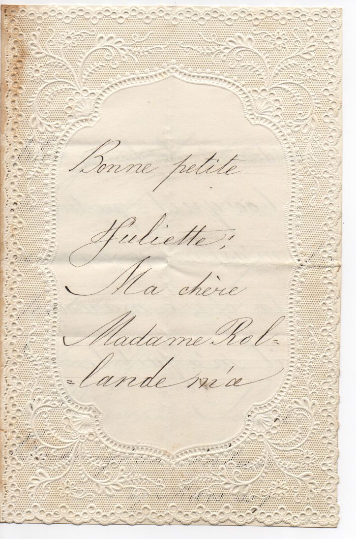 LOUISE CAROLINE — Charming Autograph Letter Signed to 'Bonne petite Juliette', | Sophie Dupré Autographs