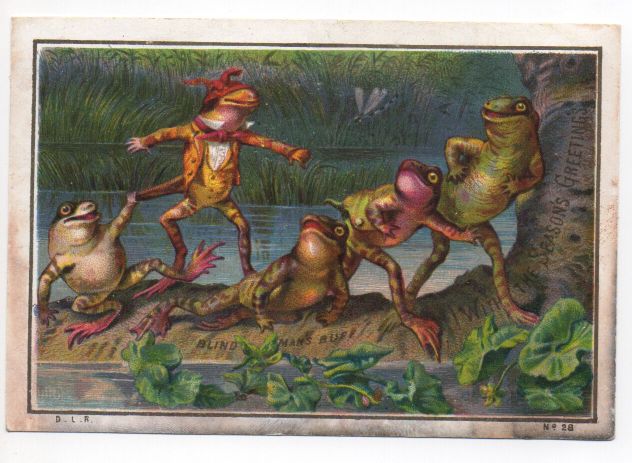 VICTORIA — Amusing Christmas Card Signed on verso to dear little Sophie, | Sophie Dupré Autographs