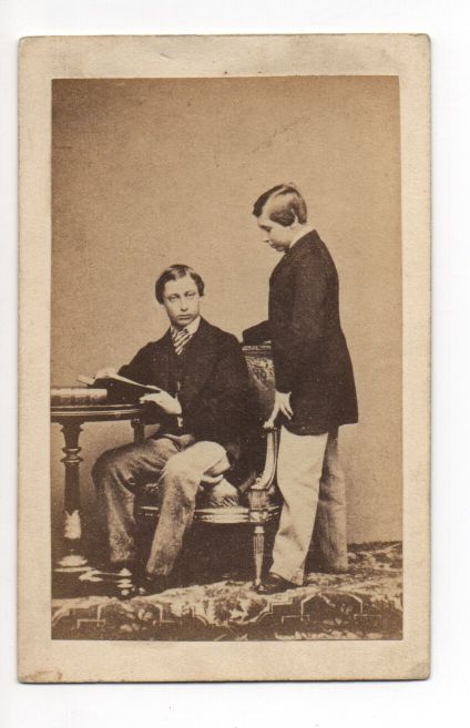 [EDWARD VII — Fine Unsigned Carte-de-visite Portrait Photograph, | Sophie Dupré Autographs