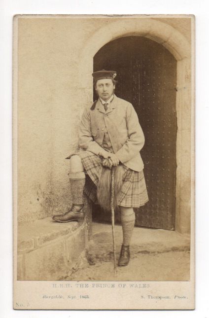 [EDWARD VII — Fine unsigned Carte-de-visite Portrait Photograph, by S. Thompson, | Sophie Dupré Autographs