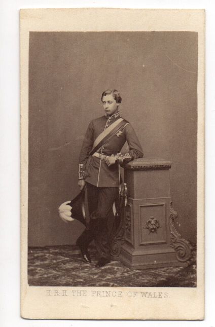 [EDWARD VII — Fine unsigned Carte-de-visite Portrait Photograph, by Mayall, | Sophie Dupré Autographs