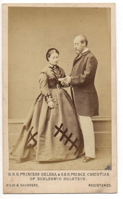 [HELENA — Fine Unsigned Carte-de-visite Portrait Photograph, by Hills & Saunders, | Sophie Dupré Autographs