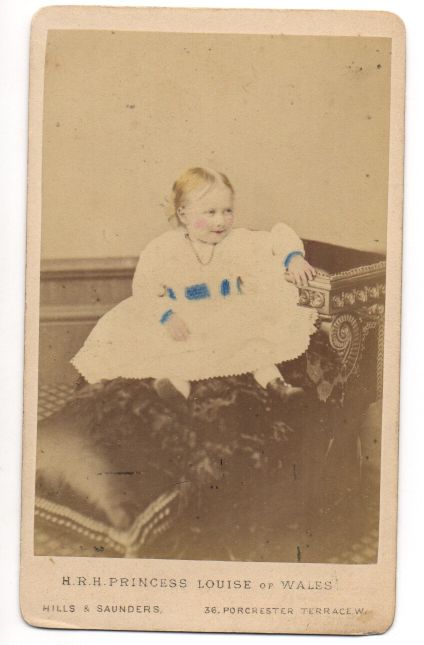 [LOUISE — Cheerful Unsigned Carte-de-visite Portrait Photograph, | Sophie Dupré Autographs
