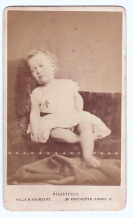 [MAUD — Unsigned Carte-de-visite Portrait Photograph, by Hills & Saunders, | Sophie Dupré Autographs