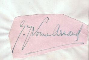 ARNAUD — Signature 'G. Yvonne Arnaud' | Sophie Dupré Autographs