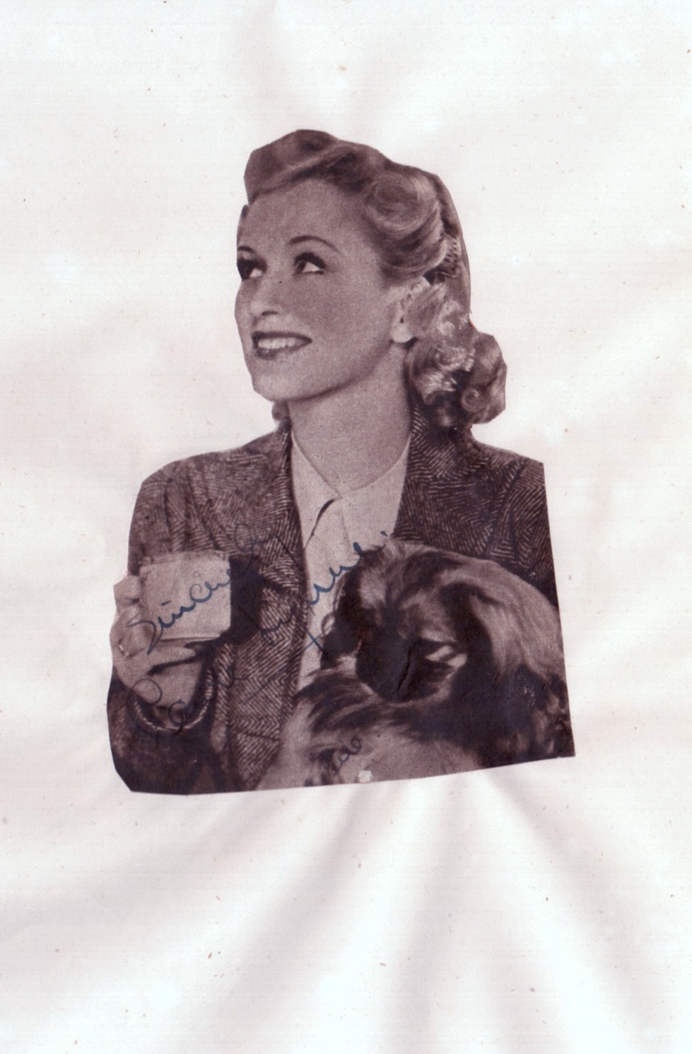 LYNNE — Signed Magazine Portrait Photograph, | Sophie Dupré Autographs